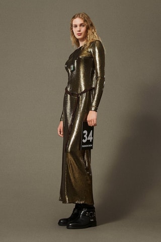 Robe longue - Doré