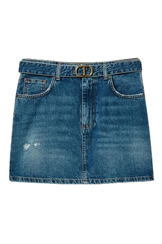 Minijupe en jean - Bleu - Twin Set