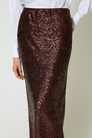 Jupe longue - Marron - Twin Set