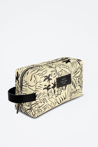 Trousse de toilette Deia - Beige et noir