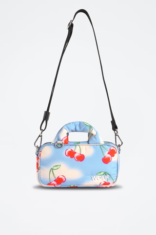 Sac à main Studio - Bleu et rouge