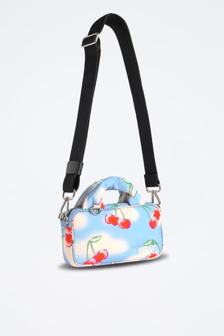 Sac à main Studio - Bleu et rouge
