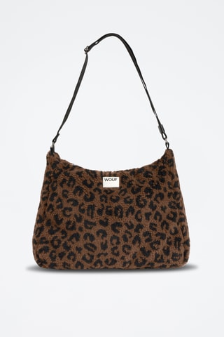 Sac porté épaule Teddy - Marron et noir