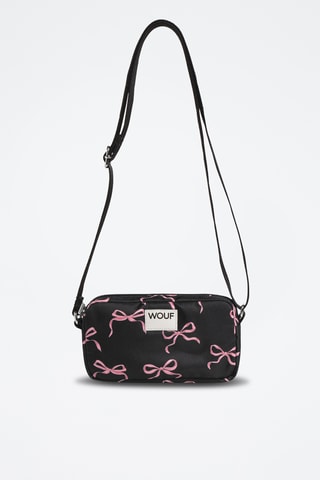 Sac bandoulière Daily - Noir et rose