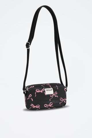 Sac bandoulière Daily - Noir et rose
