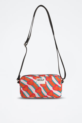 Sac bandoulière Daily - Orange et rose