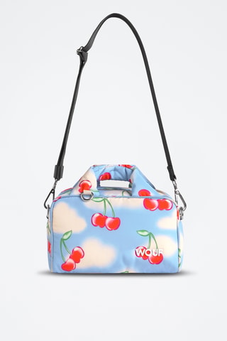 Sac à main Studio - Bleu et rouge