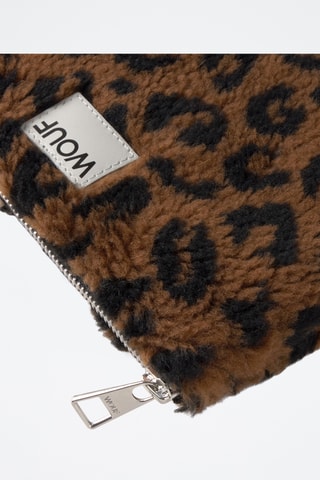 Pochette Teddy - Marron et noir