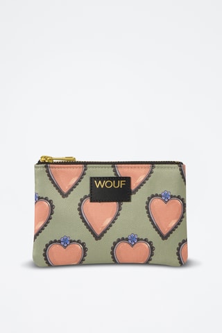 Pochette Daily - Rose et vert