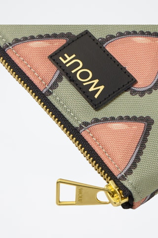 Pochette Daily - Rose et vert