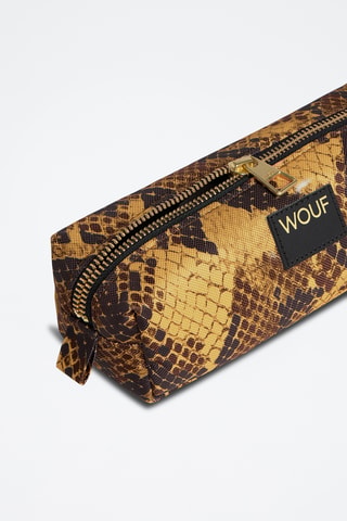 Trousse Daily - Jaune et marron