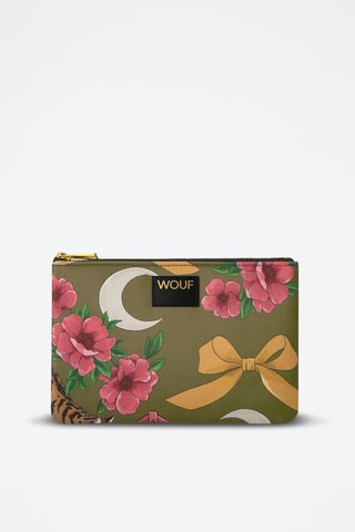 Pochette Daily - Kaki et rose