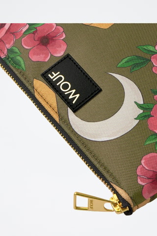 Pochette Daily - Kaki et rose