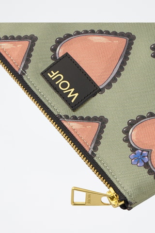 Pochette Daily - Rose et vert