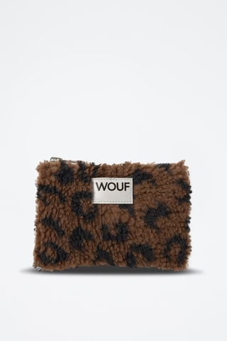 Pochette Teddy - Marron et noir