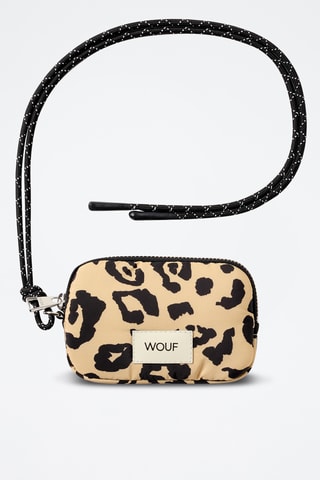 Pochette Quilted - Beige et noir