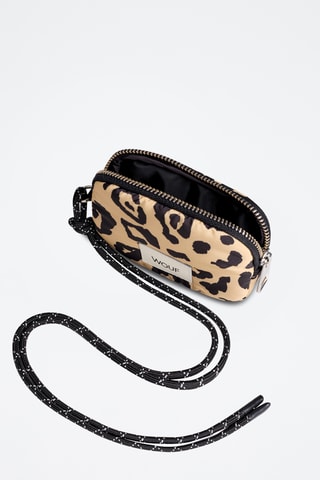 Pochette Quilted - Beige et noir