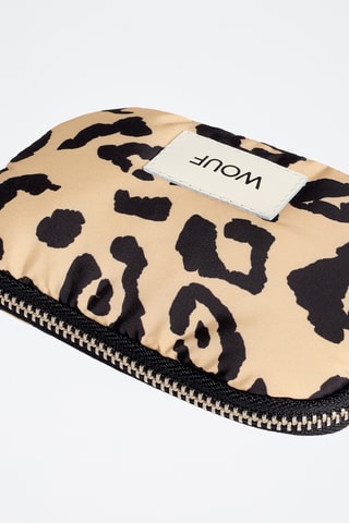 Pochette Quilted - Beige et noir