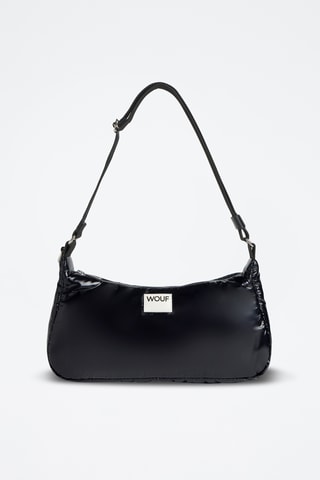 Sac porté épaule Glossy - Noir