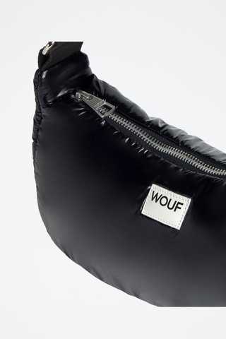 Sac porté épaule Glossy - Noir