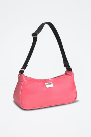 Sac porté épaule Glossy - Rose