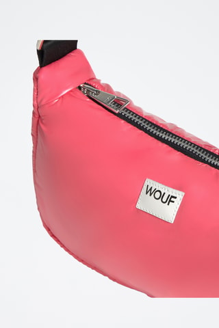Sac porté épaule Glossy - Rose