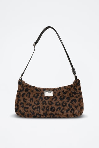 Sac porté épaule Teddy - Marron et noir