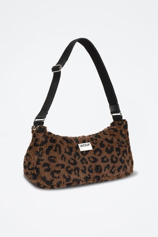 Sac porté épaule Teddy - Marron et noir