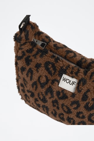 Sac porté épaule Teddy - Marron et noir
