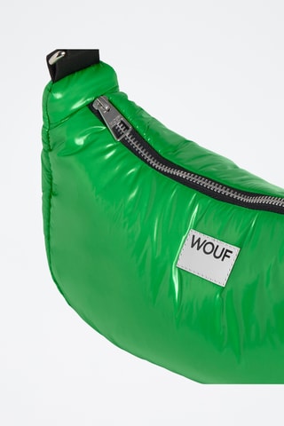 Sac porté épaule Glossy - Vert