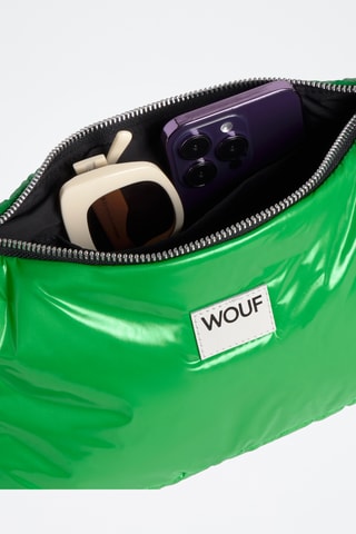 Sac porté épaule Glossy - Vert