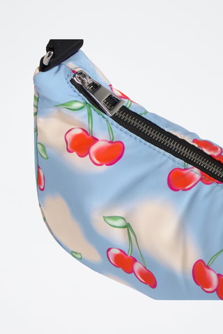 Sac porté épaule Studio - Bleu et rouge