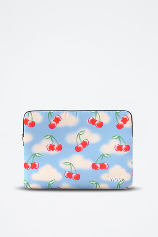 Housse pour ordinateur portable 14" Studio - Bleu et rouge