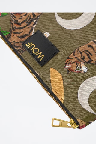 Pochette Daily - Kaki et rose