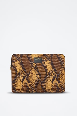 Housse pour ordinateur portable 14" Daily - Jaune et marron