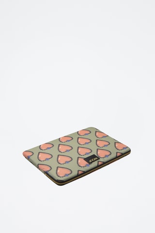 Housse pour ordinateur portable 14" Daily - Rose et vert