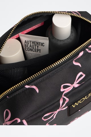 Trousse de toilette Daily - Noir et rose