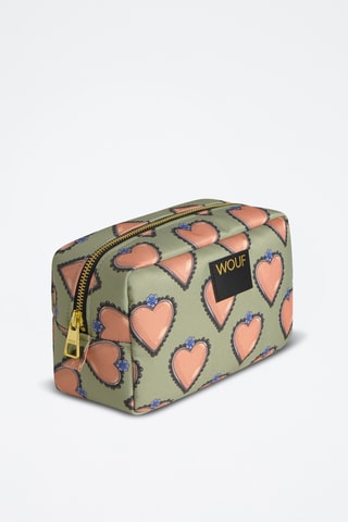 Trousse de toilette Daily - Rose et vert