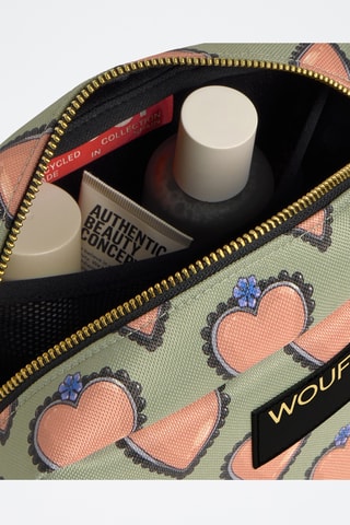 Trousse de toilette Daily - Rose et vert