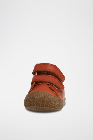 Botines de piel - Rojo