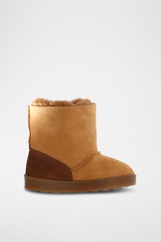 Botines de nobuk forrados - Marrón