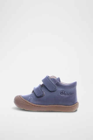 Botines de piel - Azul