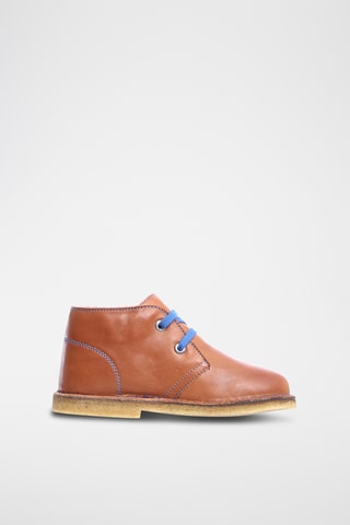 Botines de piel - Marrón