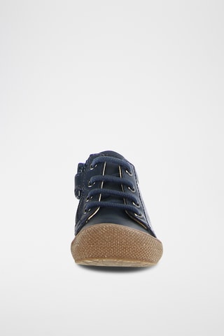 Botines de piel - Azul