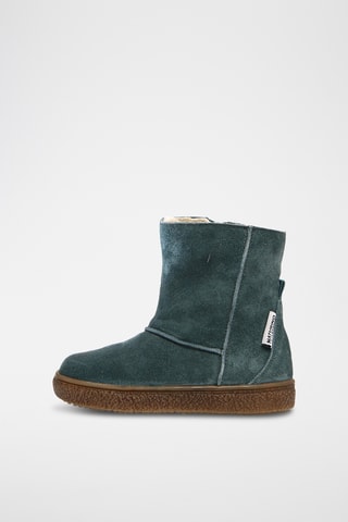Botines de nobuk forrados - Verde