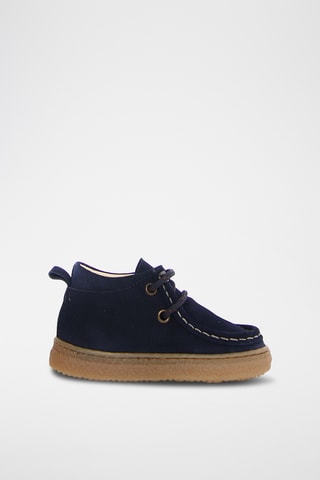 Botines de nobuk - Azul marino
