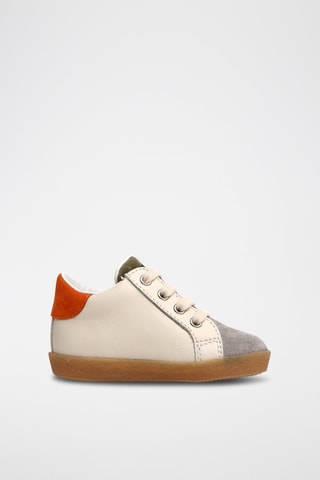 Zapatillas de piel bovina - Blanco