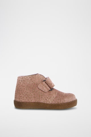 Botines de nobuk - Rosa