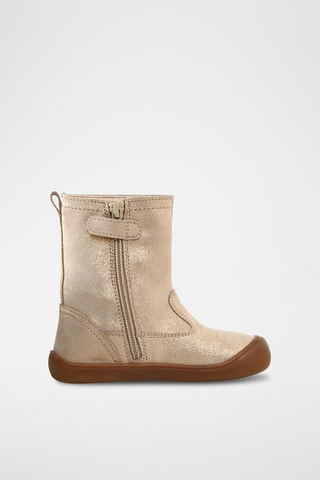 Botines de nobuk Klat Zip WP - Plateado