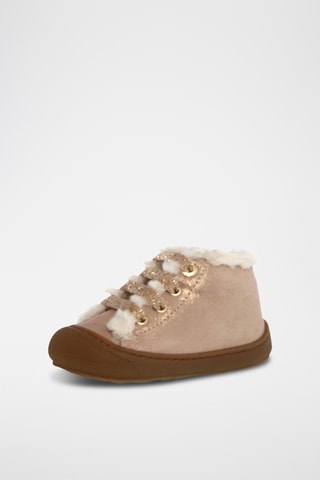 Zapatillas altas forradas de nobuk Lallit - Rosa